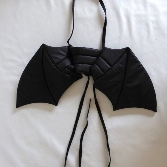 Other - HALLOWEEN PET COSTUME DOG CAT BLACK QUILTED VAMPIRE BAT WINGS (NEW NEVER USED)